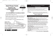 Black & Decker VP510 Instruction Manual