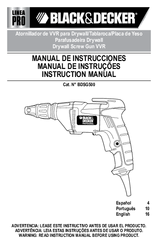 Black & Decker BDSG500 Linea PRO Instruction Manual