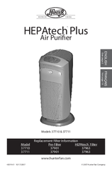 Hunter 37711 HEPAtech Plus User Manual