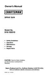 Craftsman 919.155310 Owner's Manual