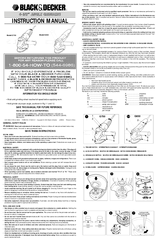 Black & Decker G850 Instruction Manual