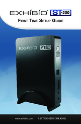 Exhibio X-900 First Time Setup Manual