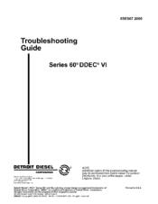 Detroit Diesel Series 60 DDEC VI Troubleshooting Manual