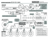 Bogen ENHANCER ESYS1 Wiring Diagrams
