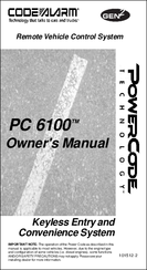 Code Alarm PowerCode PC 6100 Owner's Manual