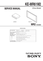 Sony KE-MR31M2 Service Manual