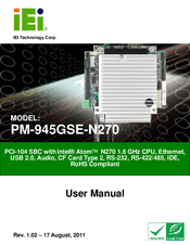 IEI Technology PM-945GSE-N270 User Manual