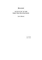 Microjack AV 120 User Manual