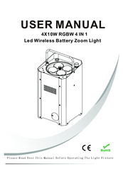 ROHS 4X10W RGBW 4 IN 1 User Manual