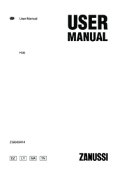 Zanussi ZGG65414 User Manual