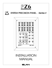 Elan PZ6 Series II Installation Manual