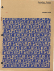 Xerox 7121 Reference Manual