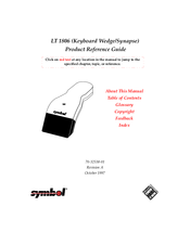 Symbol LT 1806 Product Reference Manual