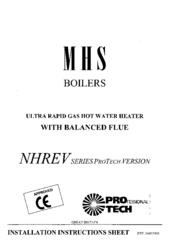 MHS Boilers NHREV36 Installation Instructions Manual