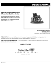 SafeLife Positioner Wheelchair Cushion User Manual