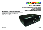 Digital Projection M-Vision Cine 320 Series Installation And Quick Start Manual