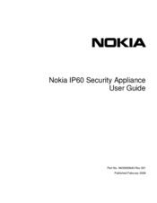Nokia IP60 - Security Appliance User Manual