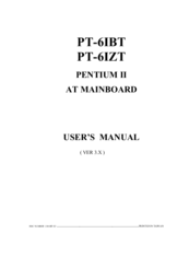 Intel PT-6IBT User Manual