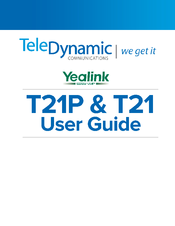 Yealink SIP-T21 User Manual