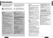 Panasonic CQ-D5501W Operating Instructions Manual