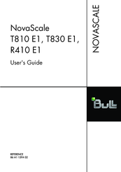 Bull Novascale R410E1 User Manual