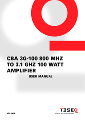 Teseo CBA 3G-100 User Manual