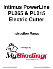 Powerline PL265 Instruction Manual