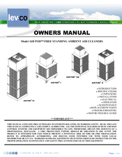 lev-co Air Pod IIA Owner's Manual