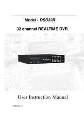 System Q DSD32R User Instruction Manual