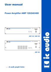 IC Audio AMP 240 User Manual