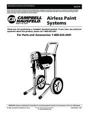 Campbell Hausfeld AL2710 Operating Instructions And Parts Manual