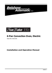 Belshaw Brothers BACO35E Installation And Operation Manual