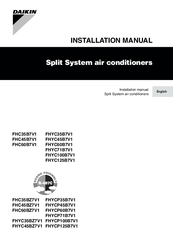 Daikin FHC60BZ7V1, FHYC35BZ7V1 Installation Manual