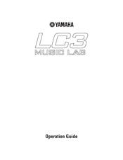 Yamaha LC3 Music lab Operation Manual
