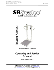 SR Scales SR565i Operating And Service Manual