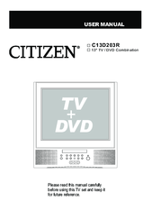 Citizen C13D203R User Manual