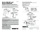 Watts Series N36-M1 Installation Instructions