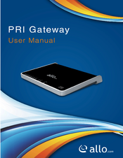 Allo.com PRI Gateway User Manual
