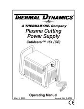 Thermal Dynamics CutMaster 151 (CE) Operating Manual