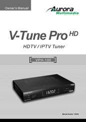 Aurora Multimedia V-Tune Pro VPH-100 Owner's Manual