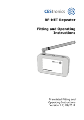 CEStronics RF-NET Repeater Fitting And Operating Instructions