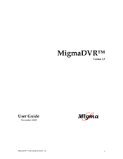 Migma MigmaDVR User Manual