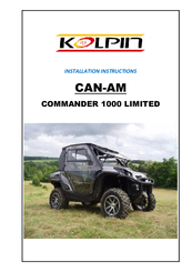 Kolpin CAN-AM Commander 1000 Limited Installation Instructions Manual