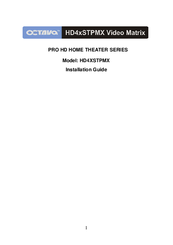 Octava HD4XSTPMX Installation Manual