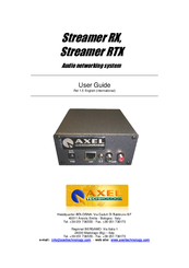 Axel Streamer RTX User Manual