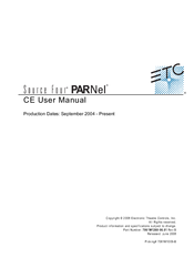 ETC Source Four PARNel User Manual