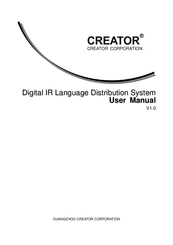 Creator CR-IR3000 User Manual