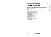 Casio Trackformer XW-DJI User Manual