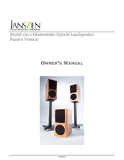 Janszen zA1.1 Owner's Manual