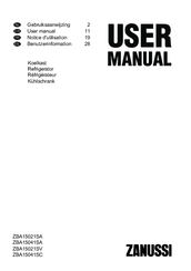 Zanussi ZBA15041SC User Manual